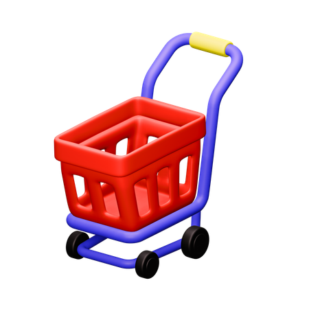 Shopping Cart  3D Icon