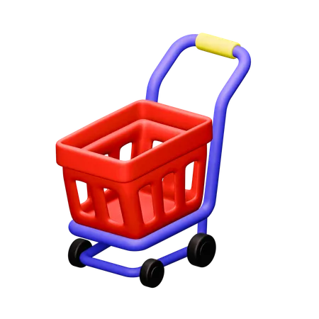 Shopping Cart  3D Icon