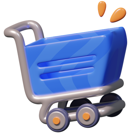 Shopping Cart  3D Icon
