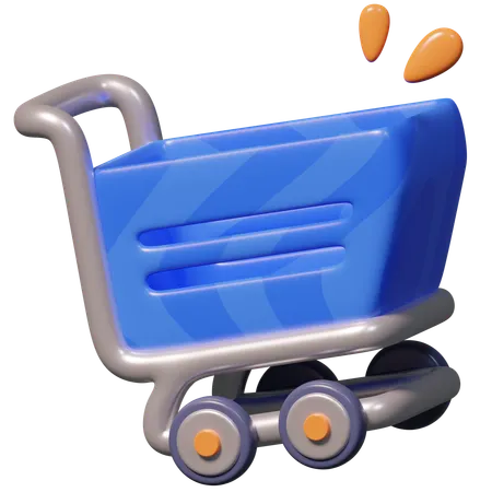 Shopping Cart  3D Icon
