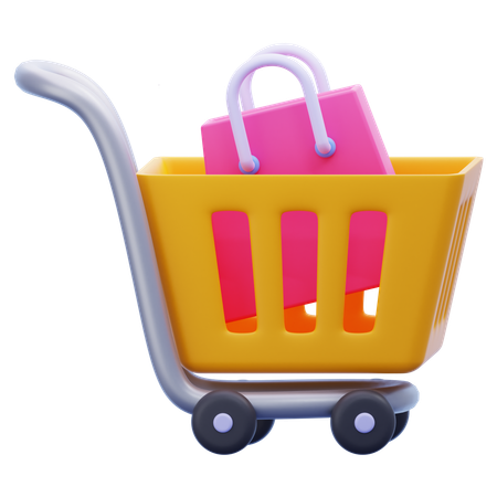 Shopping cart  3D Icon