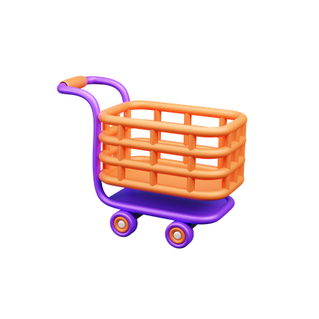 Shopping Cart  3D Icon