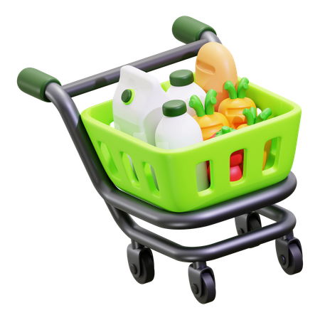 Shopping cart  3D Icon