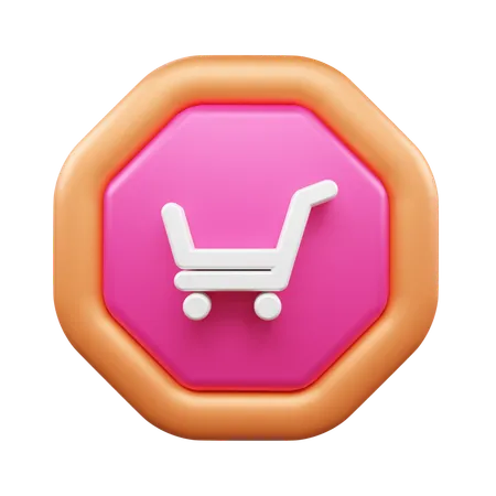 Shopping Cart  3D Icon