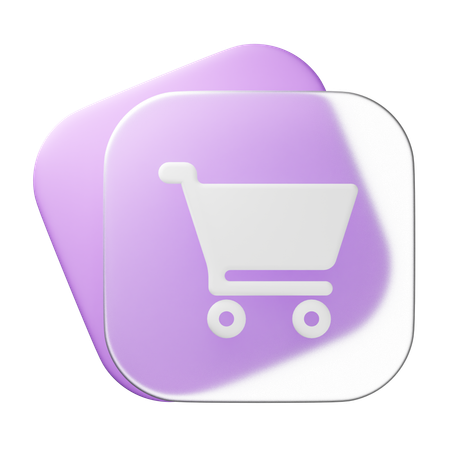 Shopping Cart  3D Icon