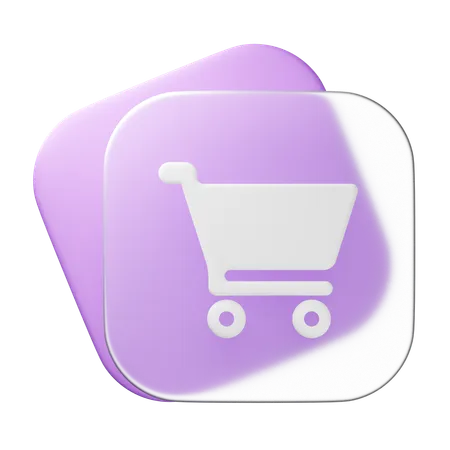 Shopping Cart  3D Icon