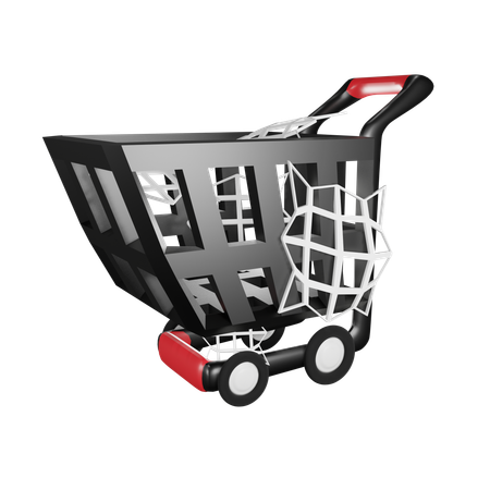 Shopping Cart  3D Icon