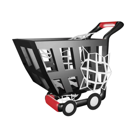 Shopping Cart  3D Icon
