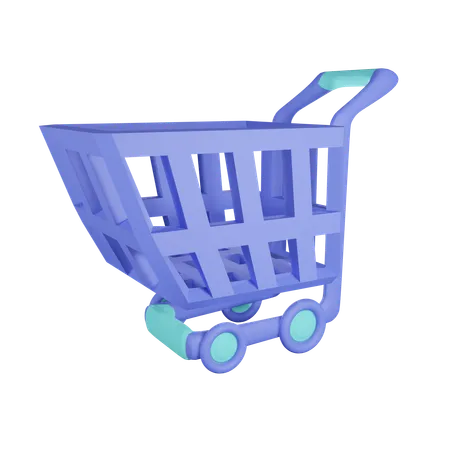 Shopping Cart  3D Icon