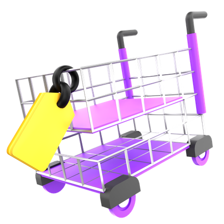 Shopping Cart  3D Icon