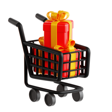 Shopping Cart  3D Icon