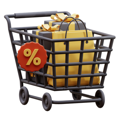 Shopping Cart  3D Icon