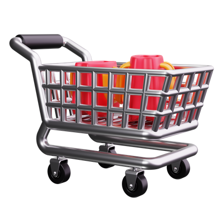 Shopping Cart  3D Icon