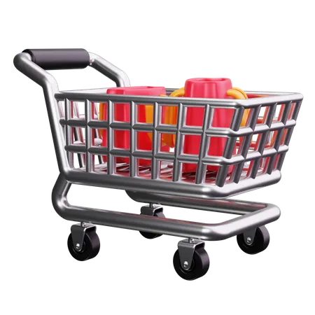 Shopping Cart  3D Icon