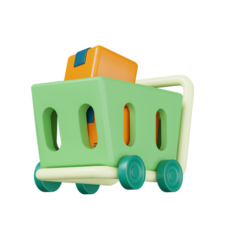 Shopping Cart  3D Icon