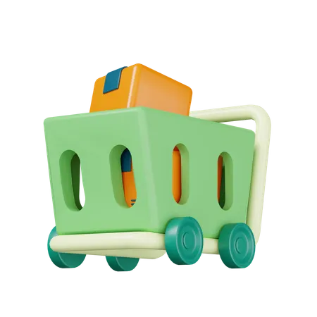 Shopping Cart  3D Icon