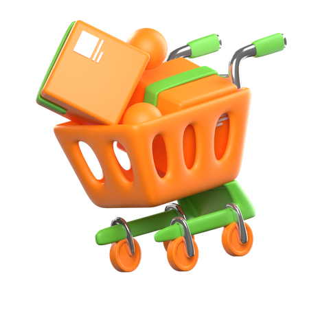 Shopping Cart  3D Icon