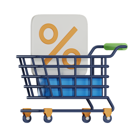 Shopping Cart  3D Icon