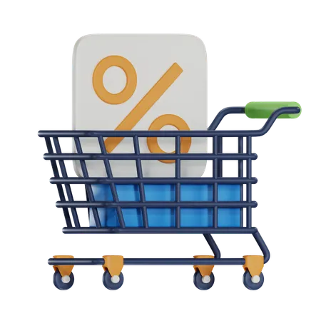 Shopping Cart  3D Icon