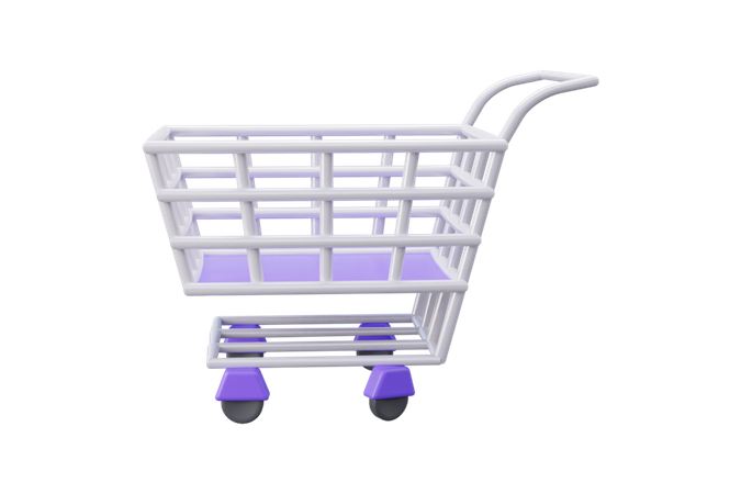 Shopping cart  3D Icon