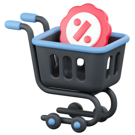 Shopping Cart  3D Icon