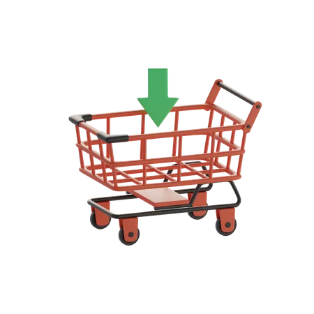 Shopping Cart  3D Icon