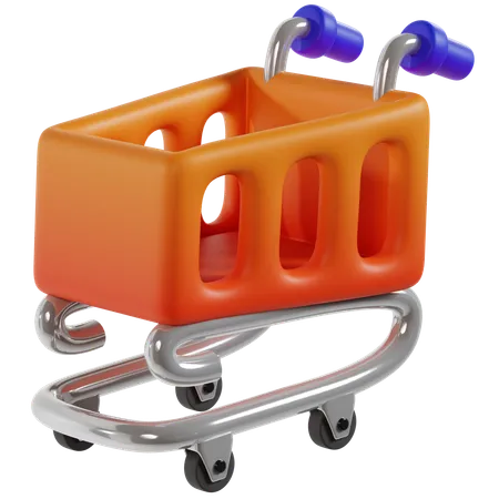 Shopping Cart  3D Icon