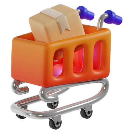 Shopping Cart  3D Icon