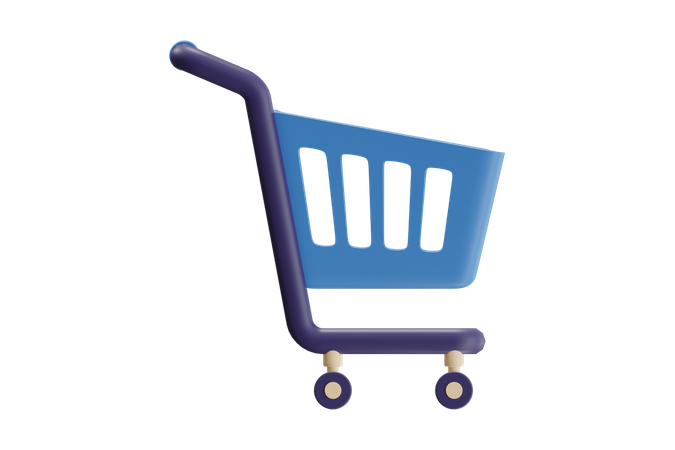 Shopping Cart  3D Icon