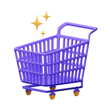 Shopping cart  3D Icon