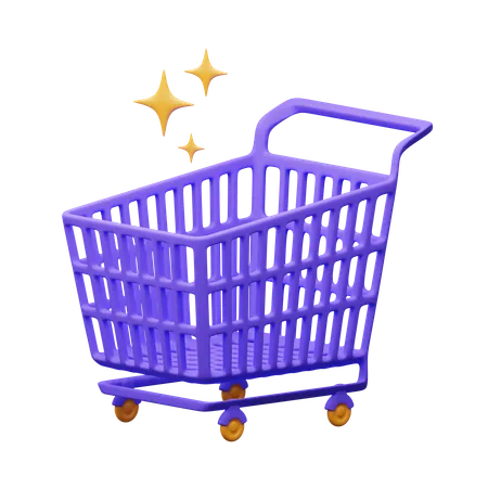 Shopping cart  3D Icon