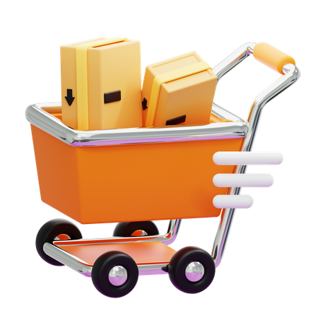 SHOPPING CART  3D Icon