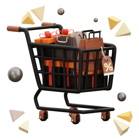 Shopping Cart  3D Icon