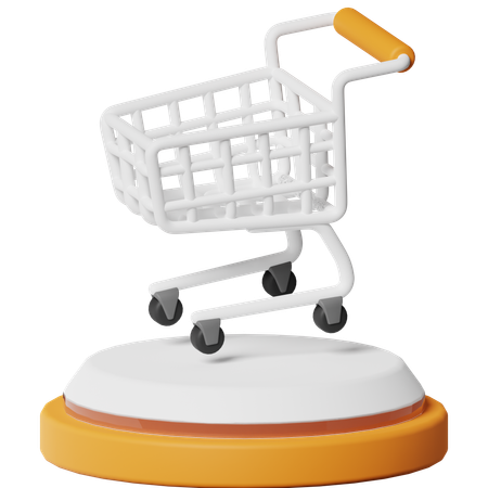 Shopping Cart  3D Icon