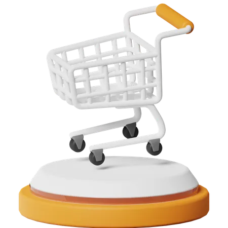 Shopping Cart  3D Icon