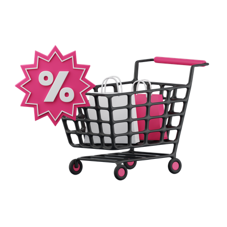 Shopping Cart  3D Icon