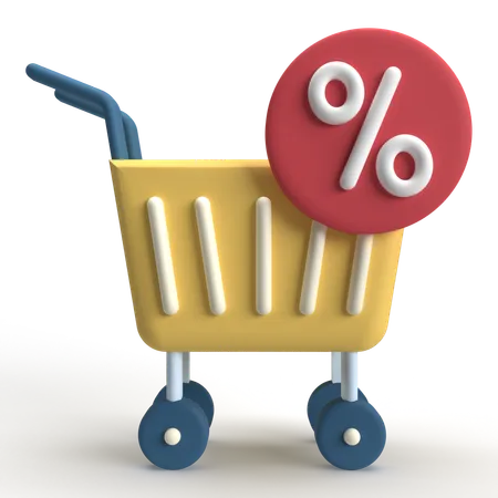 Shopping Cart  3D Icon