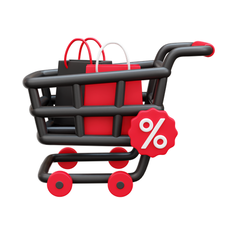 Shopping Cart  3D Icon