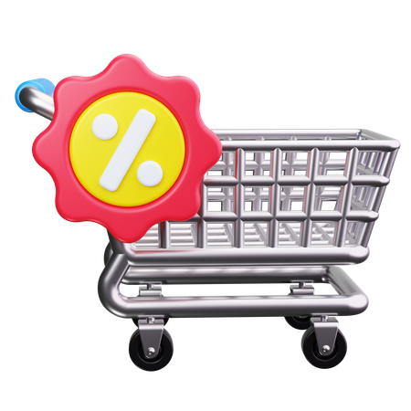 Shopping Cart  3D Icon