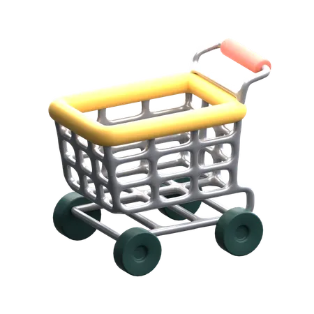 Shopping Cart  3D Icon