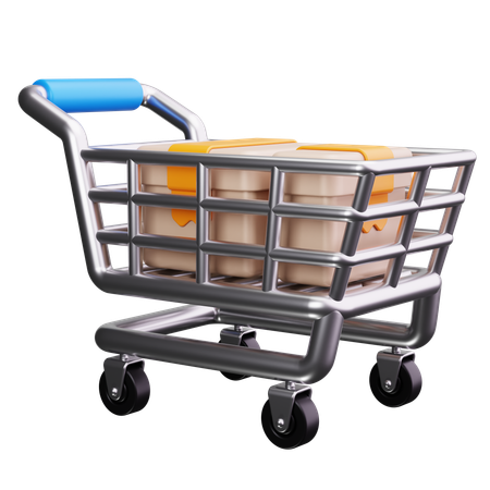 Shopping Cart  3D Icon