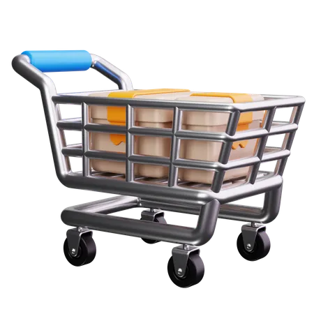 Shopping Cart  3D Icon