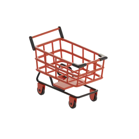 Shopping Cart  3D Icon