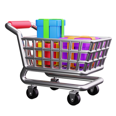 Shopping Cart  3D Icon