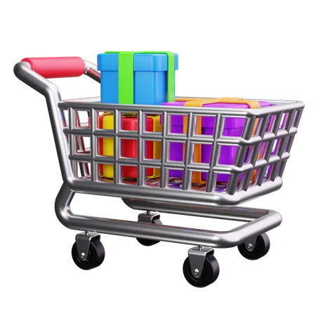 Shopping Cart  3D Icon