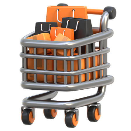 Shopping Cart  3D Icon