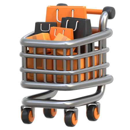 Shopping Cart  3D Icon