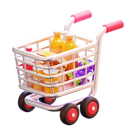 SHOPPING CART  3D Icon