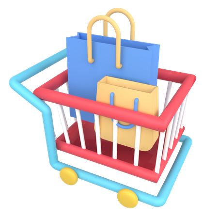 Shopping Cart  3D Icon