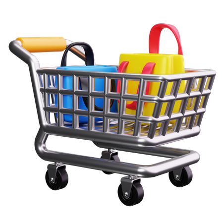 Shopping Cart  3D Icon